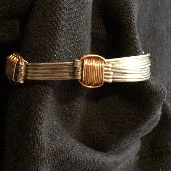 Copper bracelet, 4 Knot, 5 strand adjustable - Picture 2 of 2